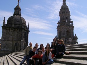 Visita a Santiago: Alumnado de Historia da Arte
