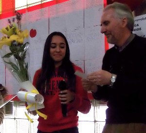 Entrega de premios de microrrelatos de amor