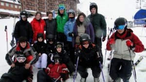 Esquiar na neve